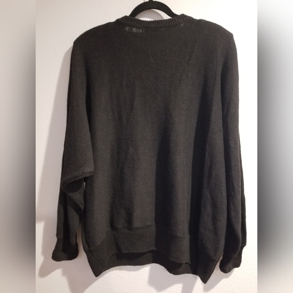 Vintage Mister Noah Plus Sequined Sweater Pullover Floral Flowers 90s Knit 22W - Picture 3 of 5